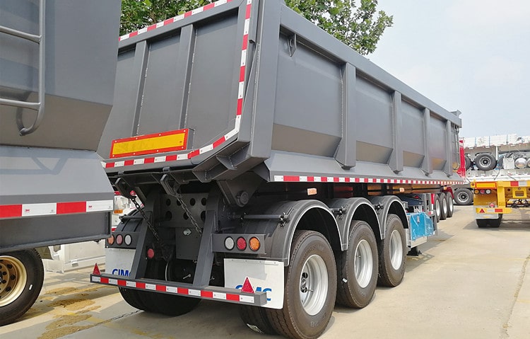 CIMC Tri Axle Tipper Trailer for Sale in Botswana