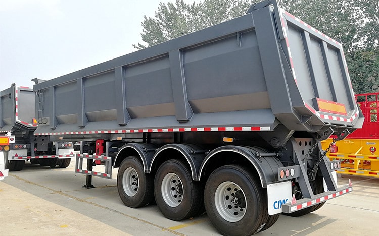 CIMC Tri Axle Tipper Trailer for Sale in Botswana