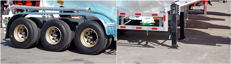 CIMC 3 Axle 35ton Powder Tanker Trailer for Sale in Burkina Faso
