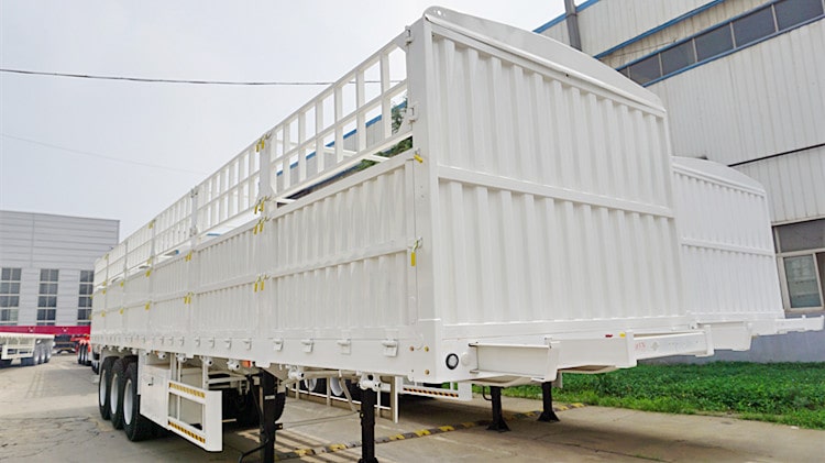 CIMC 3 Axle 60Ton Animal Transport Trailer for Sale in Sudan