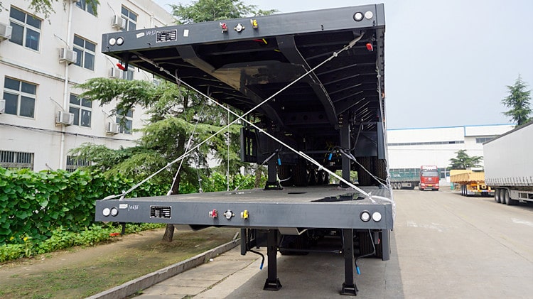 CIMC 4 Axle 53ft Flatbed Trailer for Sale in Zambia