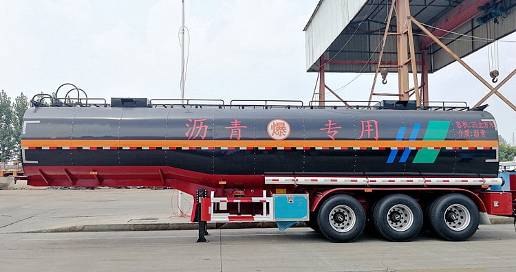 CIMC Tri Axle 35000 Litres Bitumen Tank Trailer for Sale in Cote d'Ivoire