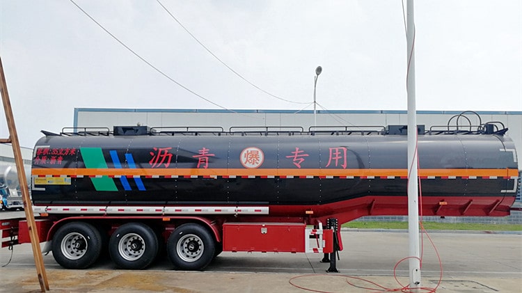 CIMC Tri Axle 35000 Litres Bitumen Tank Trailer for Sale in Cote d'Ivoire