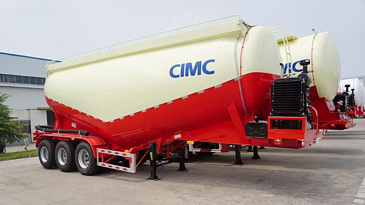 CIMC 40cbm Fly Ash Tanker Trailer for Sale in Zimbabwe