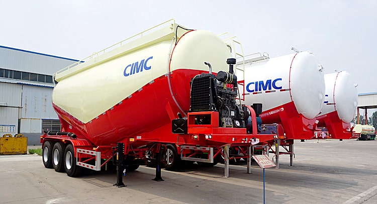CIMC 40cbm Fly Ash Tanker Trailer for Sale in Zimbabwe
