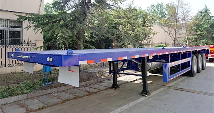 CIMC Tri Axle 40 Feet Flatbed Container Trailer for Sale in Namibia