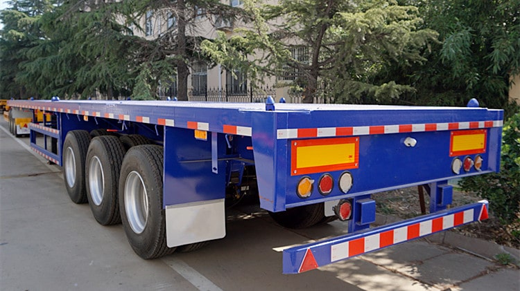 CIMC Tri Axle 40 Feet Flatbed Container Trailer for Sale in Namibia