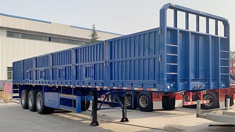 CIMC 60ton 3 Axle Carge Side Wall Semi Trailer for Sale in Kenya