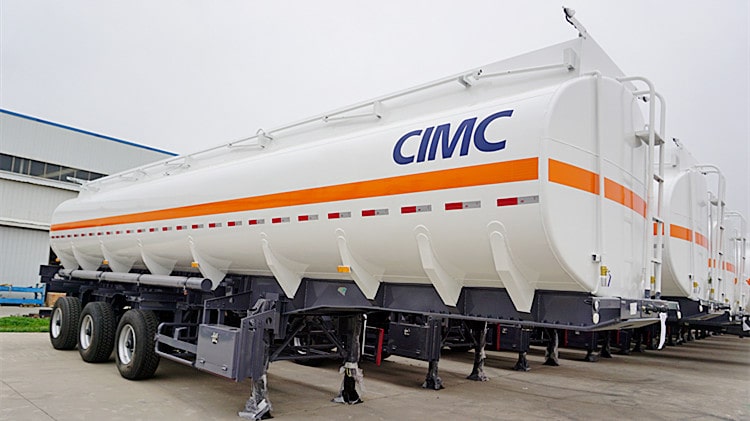 CIMC 42000 Liters Fuel Tank Truck Trailer for Sale in Tanzania
