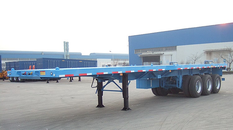 CIMC Flatbed 40ft Tri Axle Trailer for Sale in Guyana