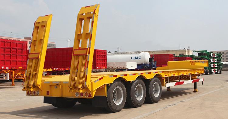 CIMC 3 Axle Low Bed Truck Trailer for Sale in Zimbabwe