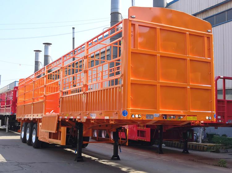 CIMC 60T Cargo Transport Stake Semi Trailer for Sale in Nigeria