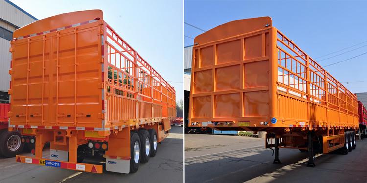 CIMC 60T Cargo Transport Stake Semi Trailer for Sale in Nigeria