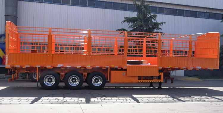 CIMC 60T Cargo Transport Stake Semi Trailer for Sale in Nigeria