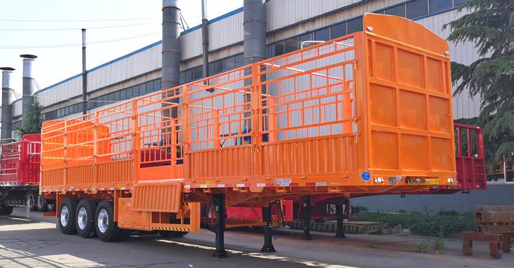 CIMC 60T Cargo Transport Stake Semi Trailer for Sale in Nigeria