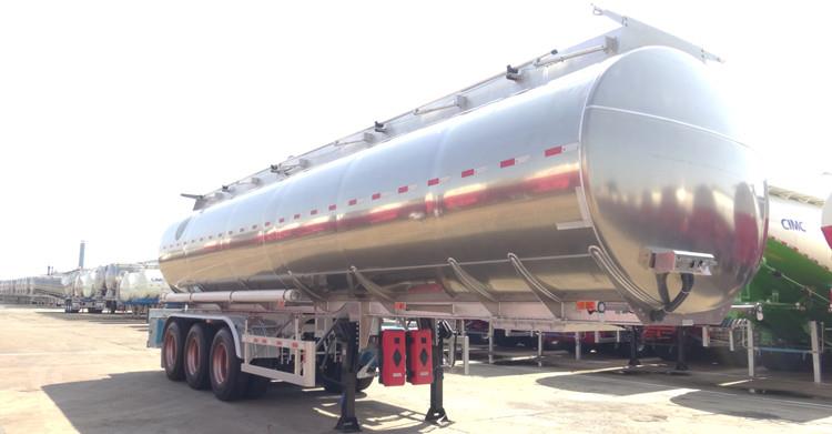 CIMC Tri Axle Aluminum Semi Tanker Trailer for Sale in Tanzania
