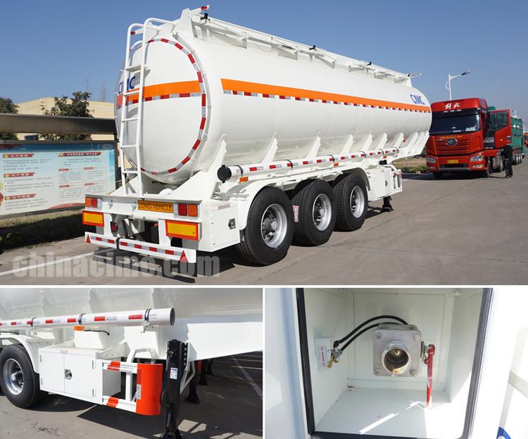 42000 Liters Diesel Fuel Tanker Trailer for Sale in Zimbabwe