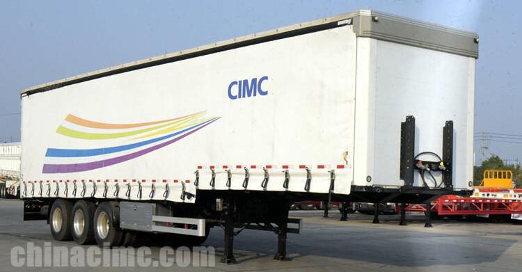 CIMC Tri Axle Curtain Side Trailer for Sale in Nigeria