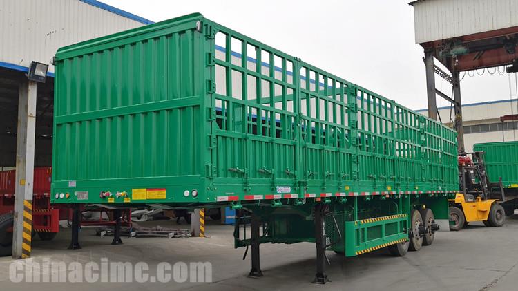 China CIMC Storehouse Truck Trailer for Sale in Sudan