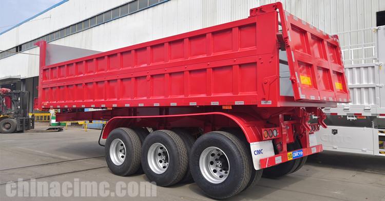 CIMC 60 Ton Heavy Duty Dump Trailer Price in Ghana