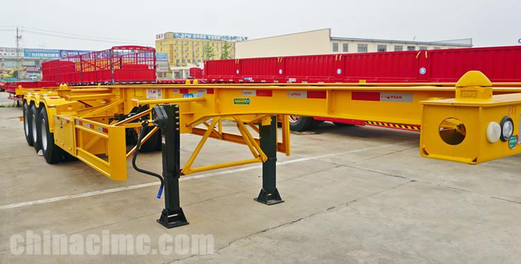 CIMC Tri Axle 40ft Container Chassis for Sale in Rwanda