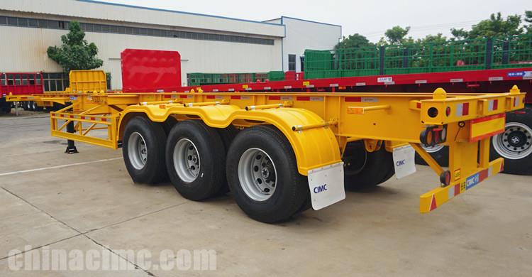 CIMC Tri Axle 40ft Container Chassis for Sale in Rwanda