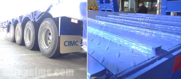 Low Loader Price | CIMC 4 Axle Low Loader Trailer for Sale in Zambia