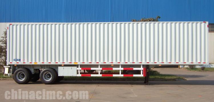 CIMC Enclosed Van Box Semi Trailer for Sale in Zimbabwe