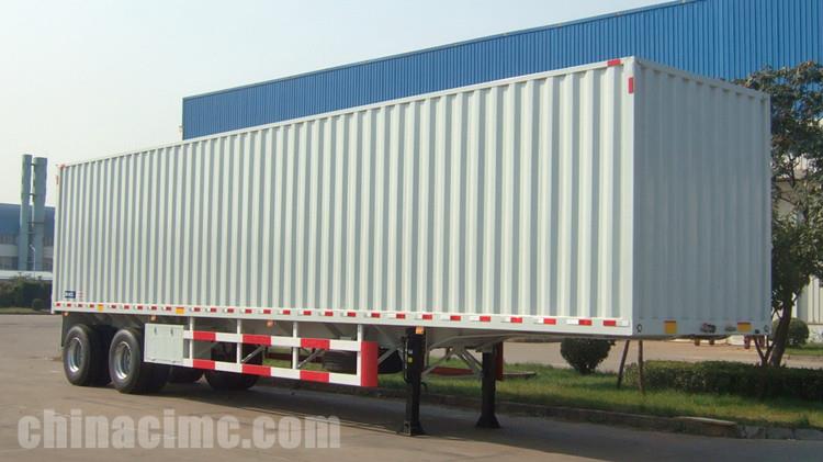 CIMC Enclosed Van Box Semi Trailer for Sale in Zimbabwe