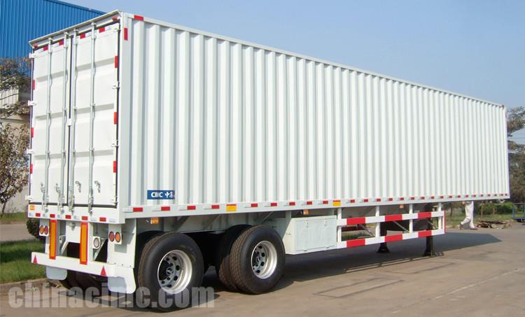 CIMC Enclosed Van Box Semi Trailer for Sale in Zimbabwe