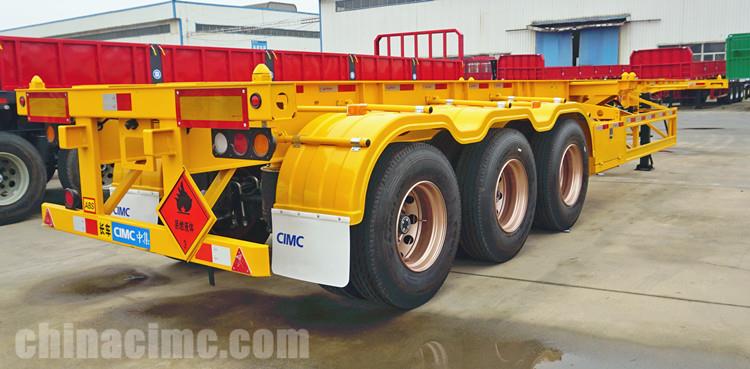 40ft Shipping Container Skeletal Semi Trailer for Sale in Jamaica