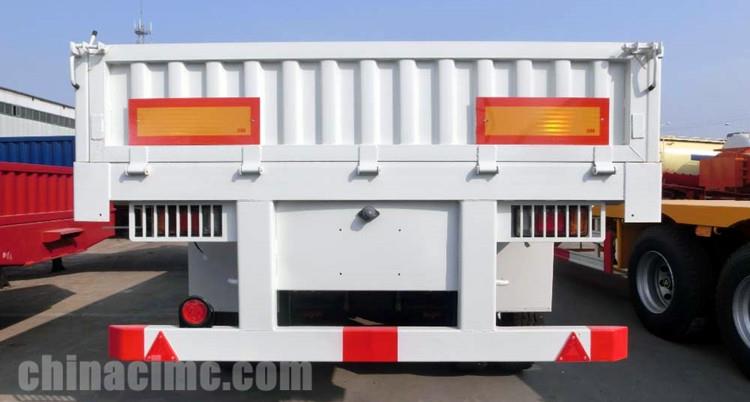 CIMC 40 Ton Sideboard Trailer for Cargo Transport for Sale in Ghana Accra