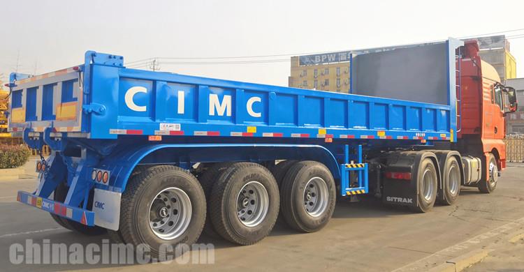 CIMC 3 Axle Hydraulic Dump Trailer for Sale in Congo
