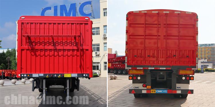 CIMC Tri Axle Fence Truck Trailer for Sale in Senegal