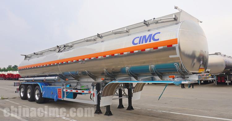 38000 Liters Aluminum Fuel Tanker Trailers for Sale in Namibia