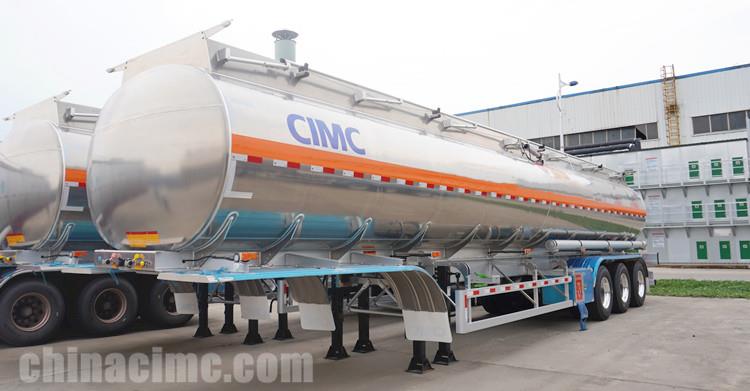38000 Liters Aluminum Fuel Tanker Trailers for Sale in Namibia