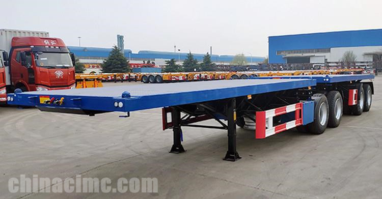 CIMC 20 Foot Flatbed Superlink Trailer for Sale in Brazil