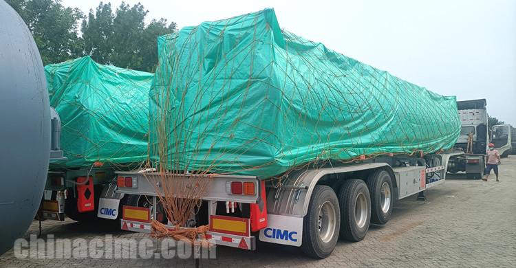 CIMC Tri Axle Aluminum Fuel Tanker Trailer for Sale in Costa Rica
