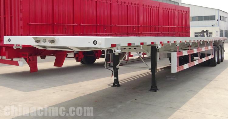 How Much is a Flatbed Trailer? CIMC 40 ft Container Trailer Price in Zambia