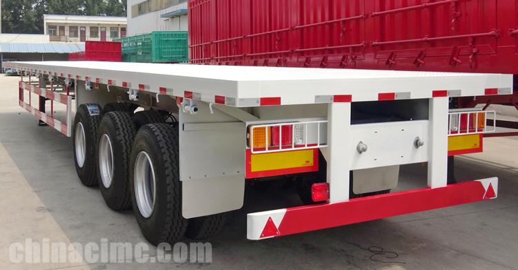 How Much is a Flatbed Trailer? CIMC 40 ft Container Trailer Price in Zambia