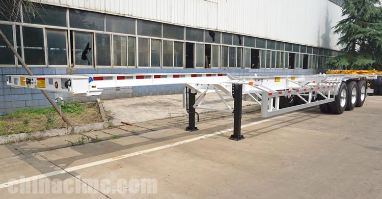 CIMC 45ft Gooseneck Container Chassis Trailer for Sale in Uganda