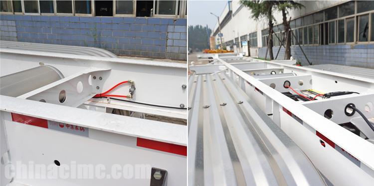 CIMC 45ft Gooseneck Container Chassis Trailer for Sale in Uganda