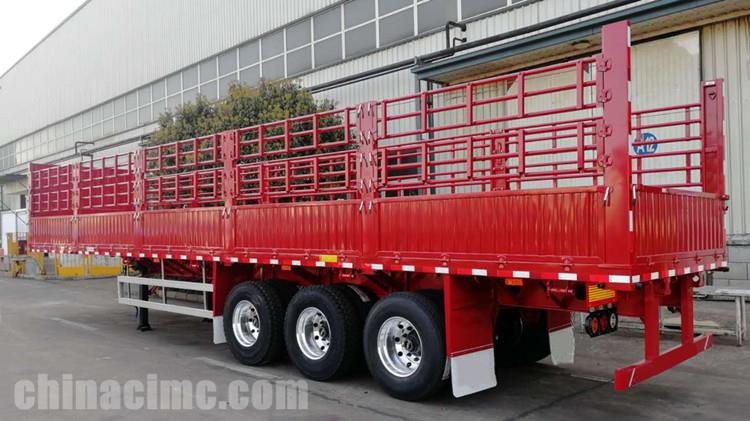 60 Ton 3 Axle Fence Truck Trailer for Sale in Jamaica