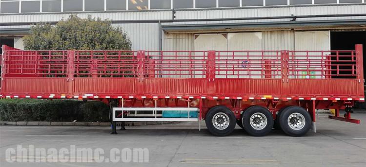60 Ton 3 Axle Fence Truck Trailer for Sale in Jamaica