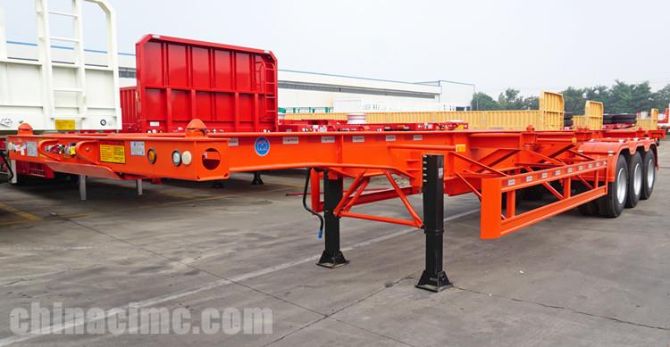 CIMC 40 FT Shipping Container Trailer for Sale in Madagascar