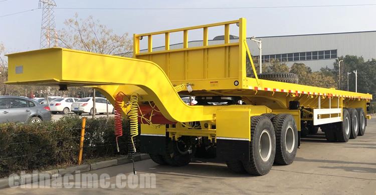 CIMC Tri Axle Trailer with Dolly for Sale in Ghana Accra