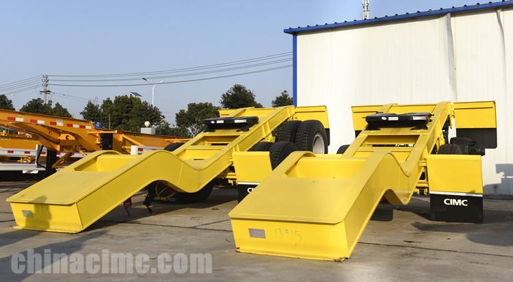 CIMC Tri Axle Trailer with Dolly for Sale in Ghana Accra