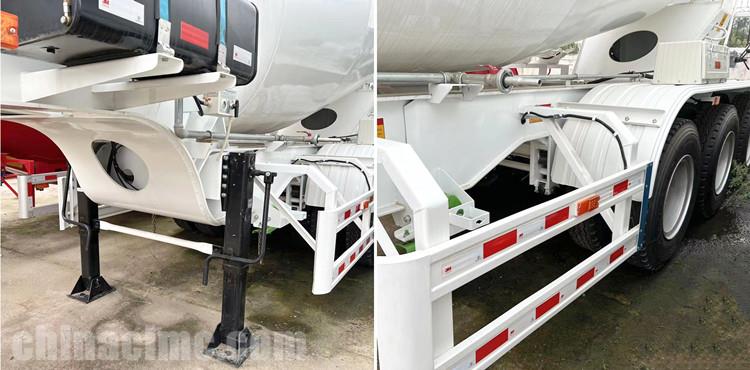 CIMC Tri Axle Cement Concrete Mixer Trailer for Sale in Nigeria