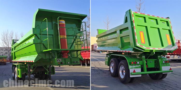2 Axle 40 Ton End Dump Semi Trailer for Sale in Kenya