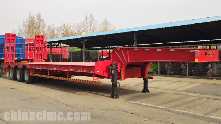 CIMC Tri Axle Semi Low Bed Trailer for Sale in Guyana